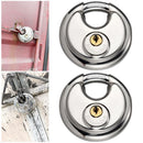 Anti-knock All copper core Home Outdoor Safety Padlock Pancake Padlock Locks
