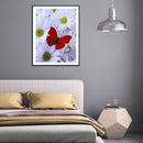 Full Round Diamond Painting 5D Flower Butterfly DIY Mosaic Decoration Handwor