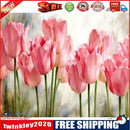 Pink Roses DIY Painting By Numbers Kit Wall Art Picture Home Decor 40x30cm