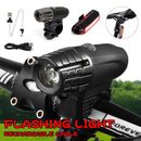 Bright Cycling Rechargeable Bicycle Lights 5000 Lumen Flashlight Bike Light