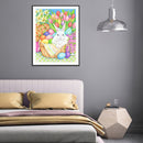 5D Diamond Painting Kit DIY Easter Bunny Eggs Full Square Drill Home Decorations
