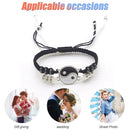 Chinese Style Tai Chi Bracelet Alloy Braided Lover Bracelets (Black+White) Newly