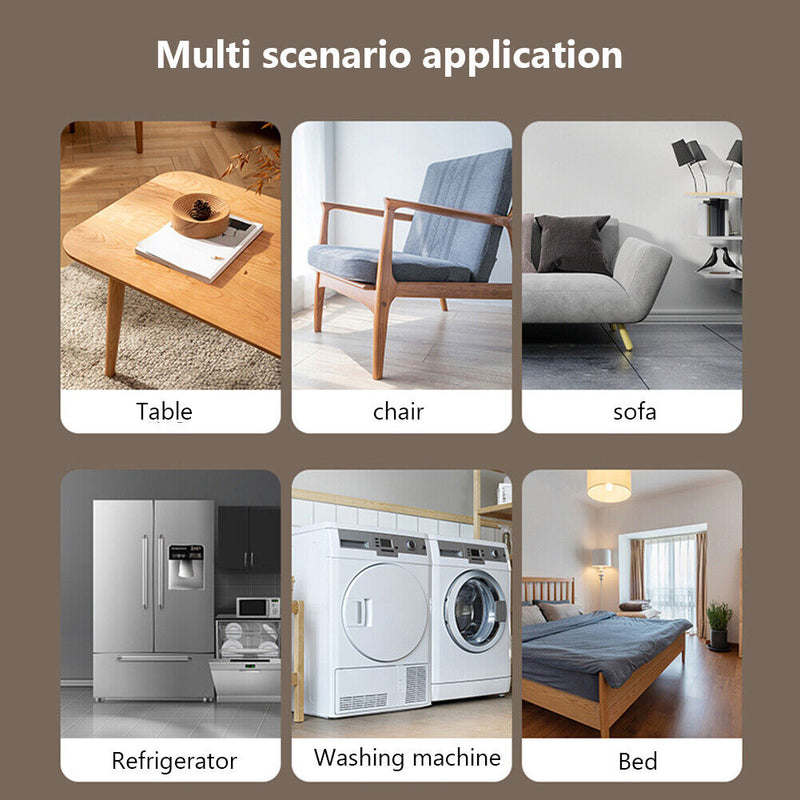 4pcs Anti Vibration Feet Pads Legs Slipstop Skid Raiser Mat for Washing Machi