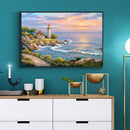 Diamond Painting DIY Round Diamond Seaside Scenery
