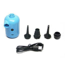 Portable USB Electric Air Pump +4 * Nozzles For Car For Blowing Deflates N1L9