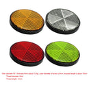 Motorcycle Cycling Reflector Electric Bicycle Car Safety Rim Reflectors 56x8mm