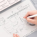 Function Drawing Tool Geometric Ruler Drawing Templates Math Measuring Stencil
