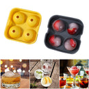 DIY Round Ice Ball Ice Tray Silicone Cocktail Bar Party Kitchen Molds (D) Newly
