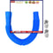 Kinkproof Plastic Material Hose - UV Resistance Water Pipes for Swimming Pool