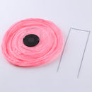 Solar Nylon Lantern Lamp Waterproof Hanging Light Festival Decor (Pink) Newly