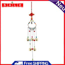 Luck Elephants Windgames Windbell Copper 6 Bells Chinese Knots Beads