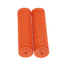 Soft BMX MTB Cycle Mountain Bicycle Bike Handle bar Rubber End(orange) Newly