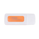 Mini USB2.0 4 Card Slots Smart Card Reader SD/MMC TF MS M2 Card Reader Newly