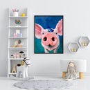 5D DIY Animal Full Round Diamond Painting Rhinestone Art Crafts Home Decor Gi