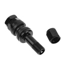 4pcs Car Stainless Steel Clamp-in Tubeless Tyre Tire Wheel Valves (Black)