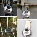 Rust-Proof Door Warehouse Stainless Steel 4-Position Combination Disc Padlock