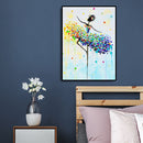 5D DIY Diamond Painting Dancing Girl Mosaic Embroidery Wall Art Needlework