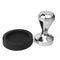 Non-slip Coffee Tamper Pad Silicone Coffee Powder Hammer Press Mat (Black) Newly