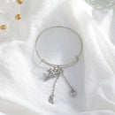 Simple Love Cupid Tassel Alloy Adjustable Bracelet Valentine Day Accessory