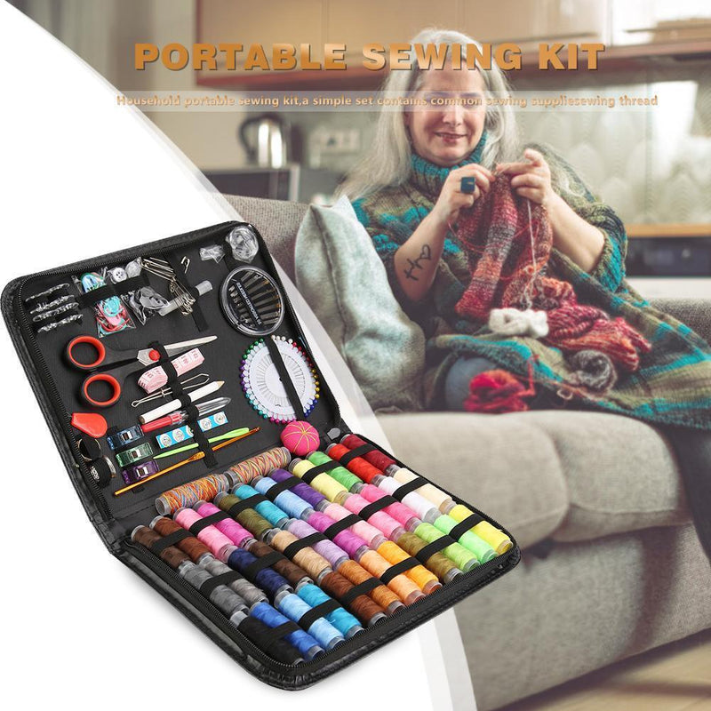 183pcs Large Capacity Craft Threads Sewing Kits for Hand Quilting Stitching