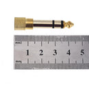 3.5mm Female to 6.5mm Male Headphone to Stereo Microphone Jack Adapter Newly