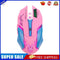 2.4GHz Wireless Optical Mouse 2400DPI Adjustable Mute Gaming Mice (Pink)