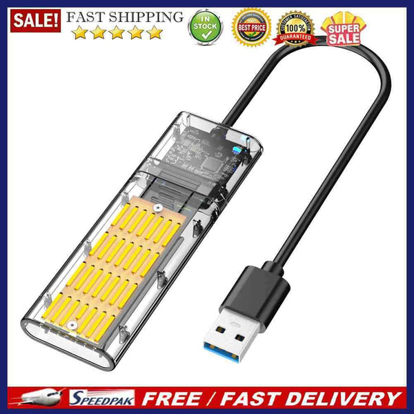 M2 SSD Case M.2 to USB 3.0 Gen 1 5Gbps Hard Disk Enclosure SATA NGFF SSD Adapter