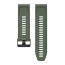 Silicone Watch Strap Bracelet for Garmin Fenix 6X/Fenix 6X Pro (Army Green)