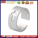 Stainless Steel Cross Couple Ring Lovers Wedding Rings Men Women Jewelry Silv
