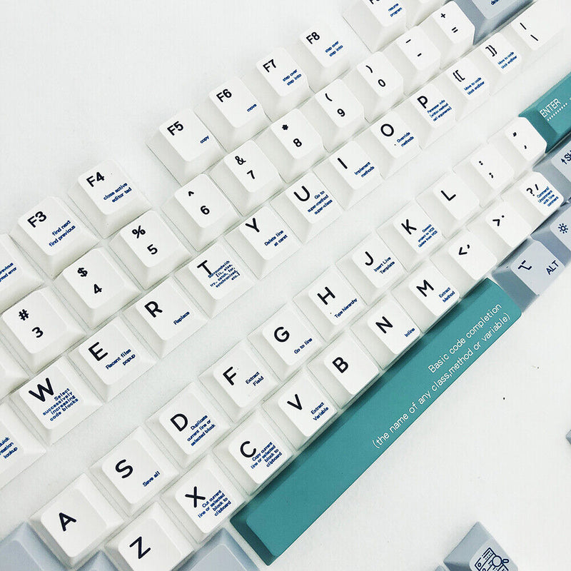 127 Keys Keycap PBT Key Cap XDA Profile for Gaming Mechanical Keyboard Acce