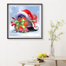 Christmas Bird 14CT Stamped DIY Embroidery Full Cross Stitch Cartoon Home Decor