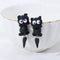Ear Jewelry Cartoon Animal Stud Earrings Handmade Cat Earring Polymer Clay