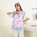 #A 3pcs/set Backpack Gradient Rainbow Print Kids Bookbag 3 in 1 Lunch Bag Girl