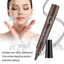 Eyebrow Makeup Easy To Color Waterproof Eyebrow Pencil Long Lasting