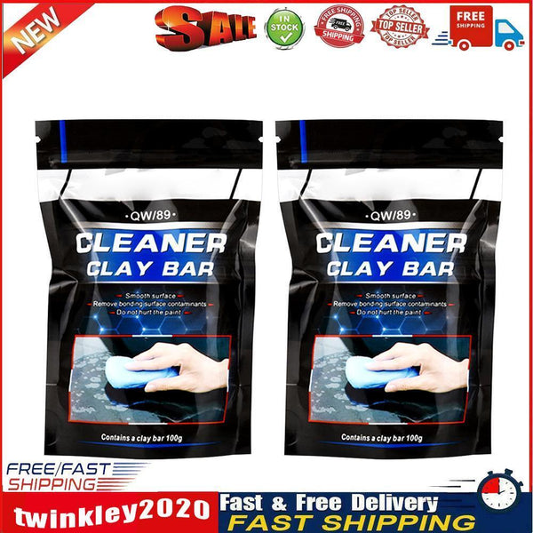 2pcs Car Wash Magic Clean Clay Bar Truck Auto Detailing Cleaning Tools Newly