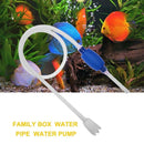Aquarium Fish Tank Vacuum Siphon Gravel Suction Manual Cleaner Pump Water Tube