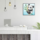 Panda Frameless DIY Oil Paint by Numbers Hand Painted Artwork Gift (S538)