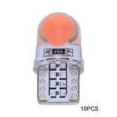 10pcs 12V T10 W5W LED Lamp COB Silicone Shell Car Turn Side Lamps(Red) Newly
