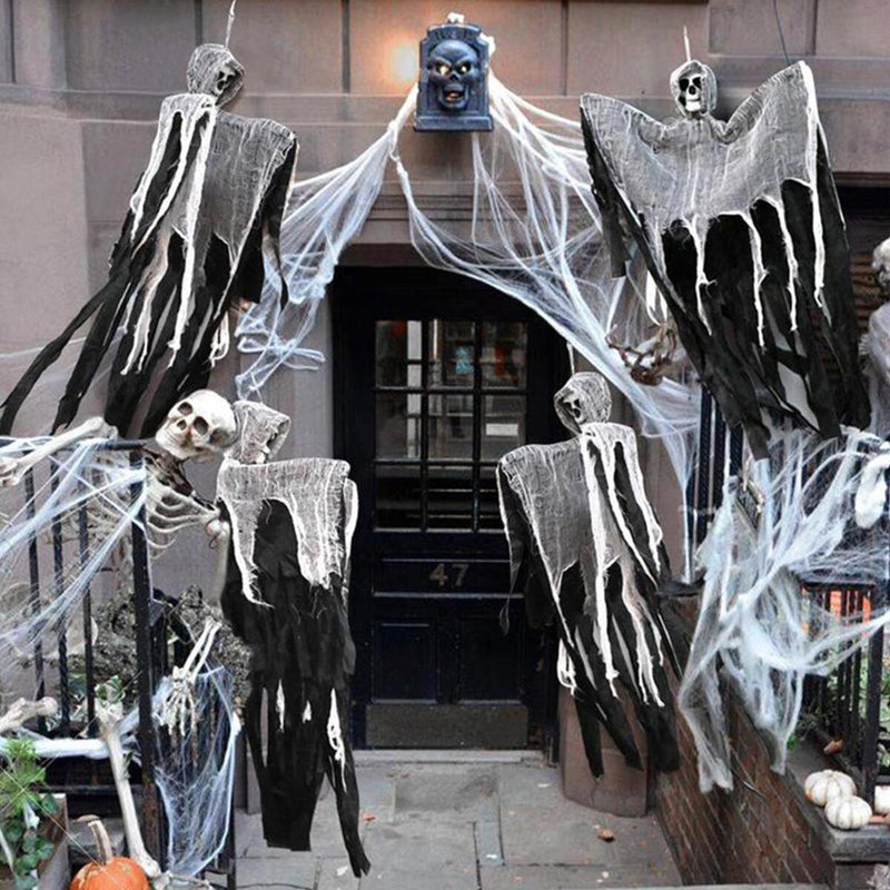 Halloween Props Hanging Skeleton Haunted House Decoration Halloween~