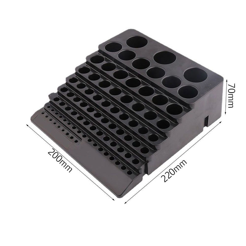 Drill Organizer Storage Box Tap Reamer Turning Tool Milling Cutter Accessories