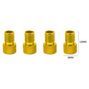 4pcs Presta to US American Bike Valve Adapter Converter Aluminum Alloy Adapter