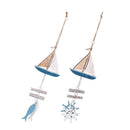 Party Supplies Ocean style Wooden pendant Crafts Decorative Hanging Ornaments