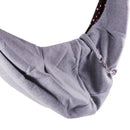 Pet Dog Cat Sling Shoulder Carrier Outdoor Travel Puppy Pouch Bag Grey