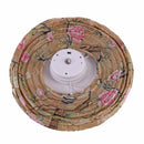 Solar Lantern Chinese Japanese Print Hanging Outdoor Garden Party Light (A)