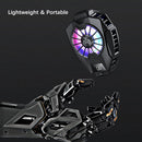 Phone Cooler Cooling Fan Frozen Digital Display Phone Radiator Ambient Light