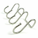 Organizer Stainless Steel Clasps Hooks Hanger Double S Shaped Hook Storage Rack