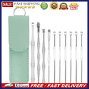10pcs Portable Stainless Steel Piercing Tool Ear Nerves Massage Pressure Reli