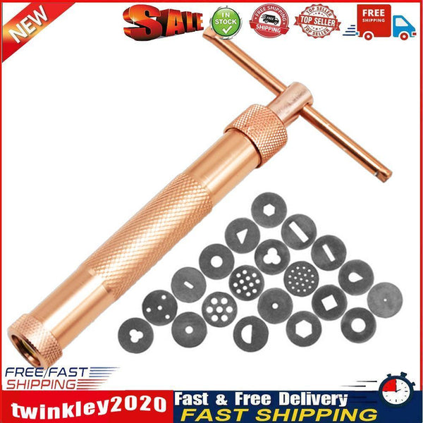 DIY Craft Pottery Clay Extruder Hand Sugar Fondant Cake Modeling Tools Newly
