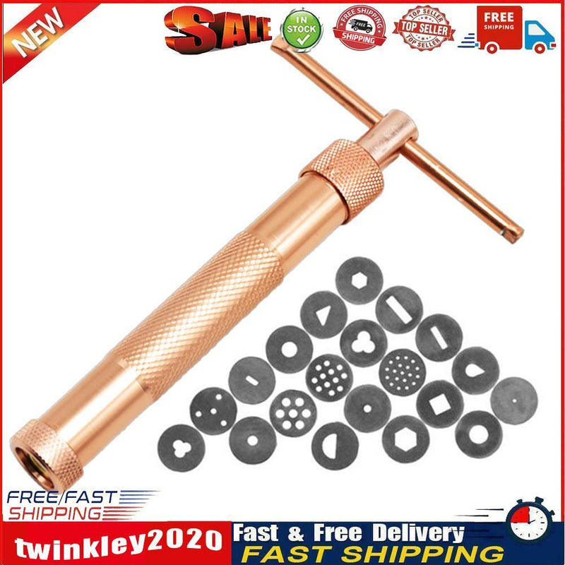 DIY Craft Pottery Clay Extruder Hand Sugar Fondant Cake Modeling Tools Newly