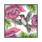 Partial Cross Stitch Art Paint 14CT Stamped Hummingbird Embroidery Wall Ornament